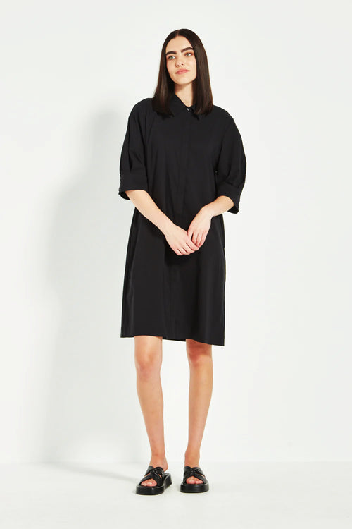 Verge Acrobat Nori Dress in Black - Arielle Clothing