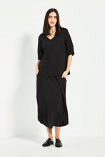 Verge Acrobat Rumour Top in Black - Arielle Clothing
