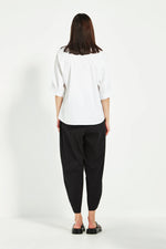 Verge Acrobat Rumour Top in White - Arielle Clothing