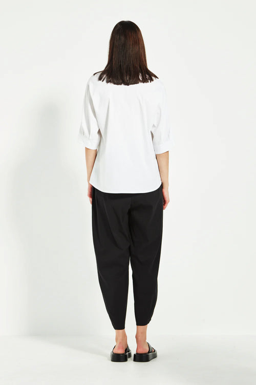 Verge Acrobat Rumour Top in White - Arielle Clothing