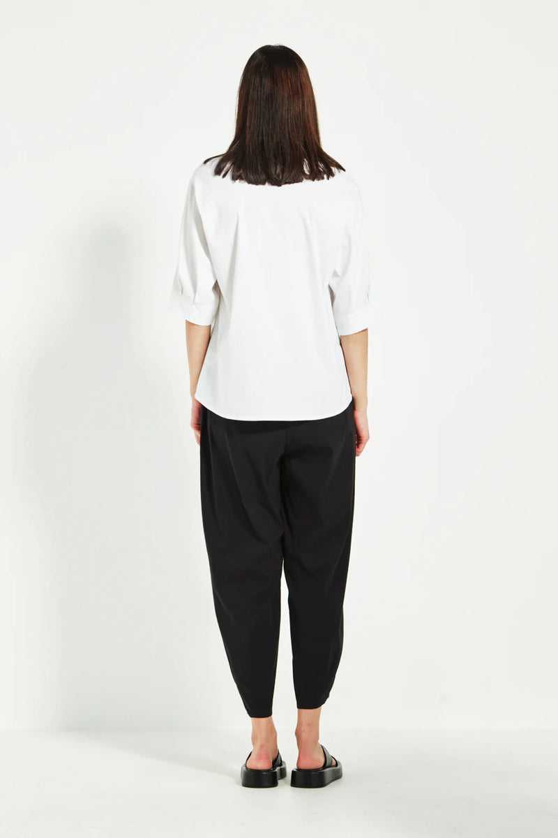 Verge Acrobat Rumour Top in White - Arielle Clothing