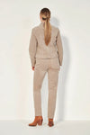 Verge Hopper Slim Fit Jacket in Mushroom - Arielle Clothing