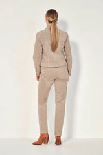 Verge Hopper Slim Fit Jacket in Mushroom - Arielle Clothing