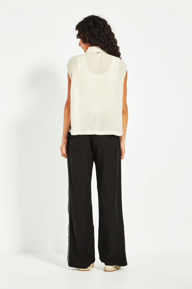 Verge Sierra Wide Leg Pants in Black - Arielle Clothing