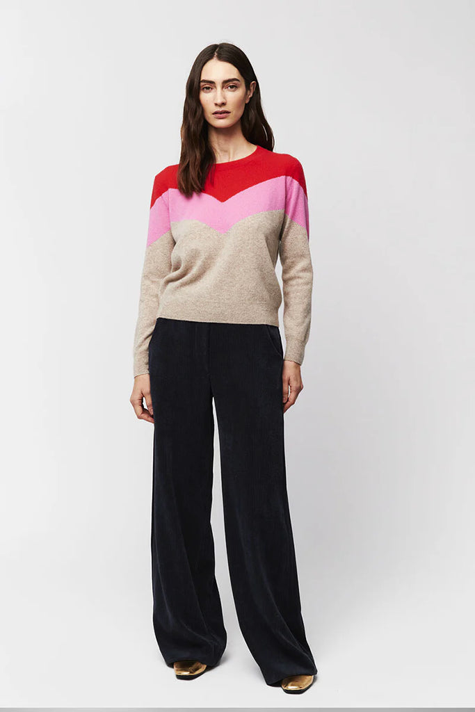 Aldo Martins Argus Cashmere Sweater in Oatmeal - Arielle Clothing