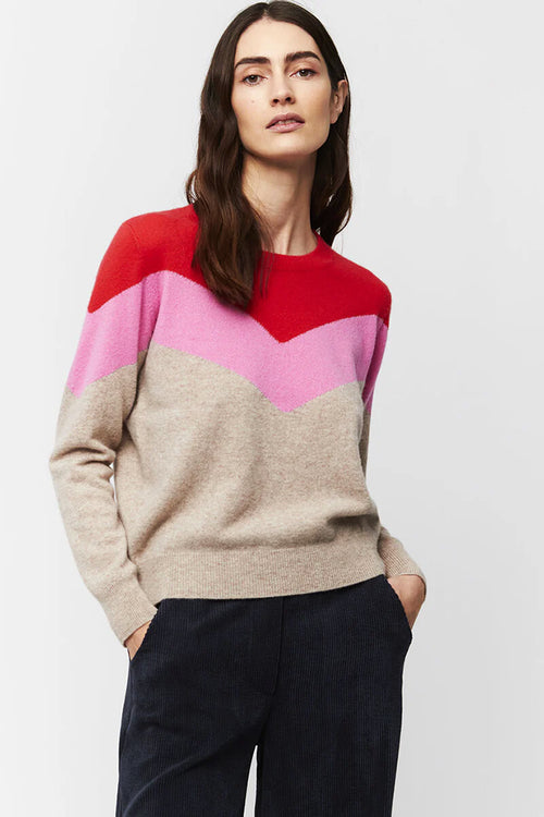 Aldo Martins Argus Cashmere Sweater in Oatmeal - Arielle Clothing