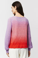 Aldo Martins Bolo Ombre Sweater in Lilac & Coral - Arielle Clothing