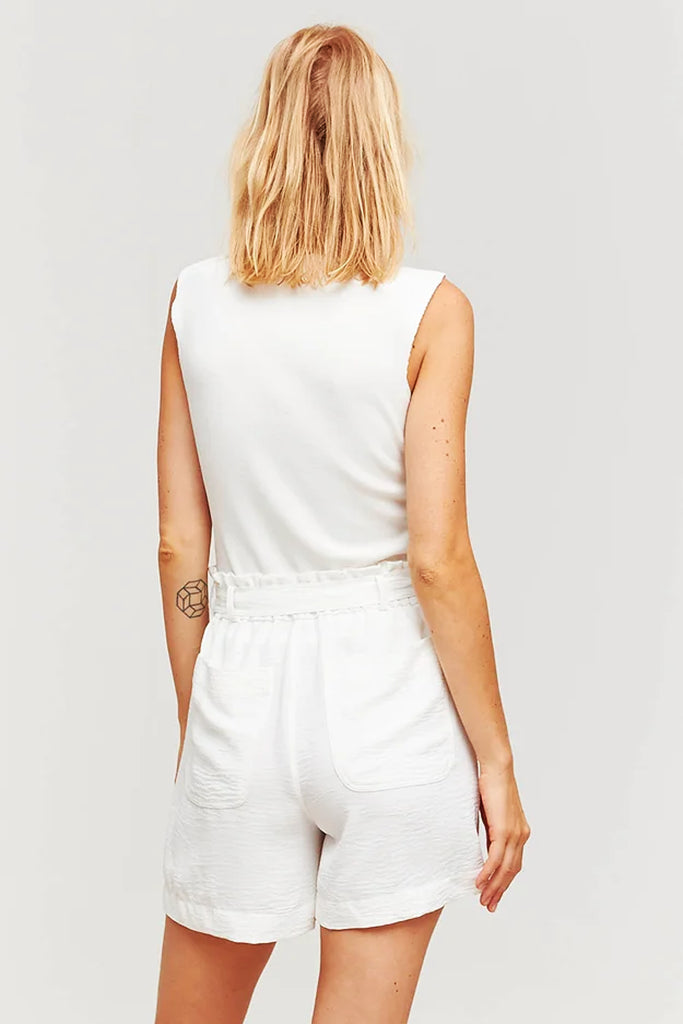 Aldo Martins Oteo Shorts in White - Arielle Clothing