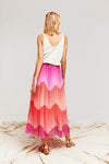 Aldo Martins Raset Pleated Skirt in Pink - Arielle Clothing