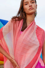 Aldo Martins Reims Dress With Shawl in Pink - Arielle Clothing