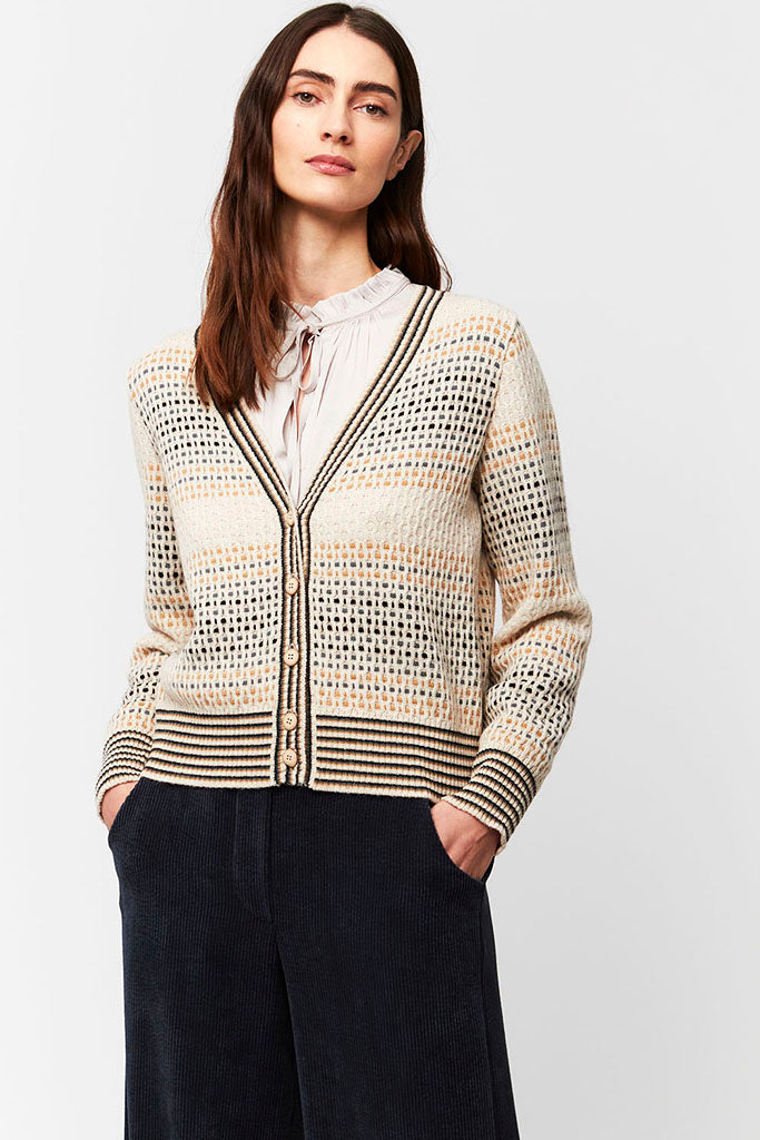 Aldo Martins Colima Textured Cardigan - Arielle Clothing