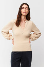 Aldo Martins Faure Sweater in Oyster - Arielle Clothing