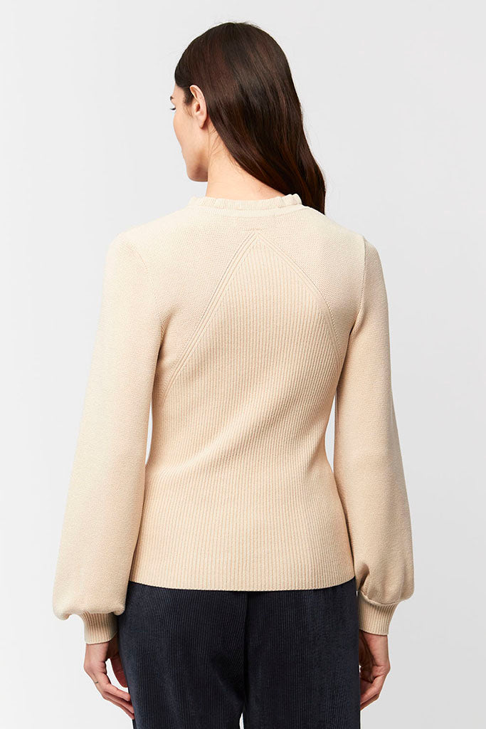 Aldo Martins Faure Sweater in Oyster - Arielle Clothing