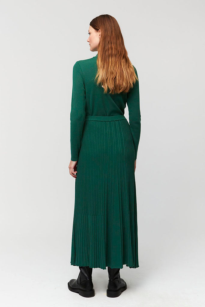 Aldo Martins Feliu Knit Skirt in Emerald - Arielle Clothing