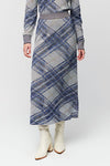 Guna Knit Skirt in Blue