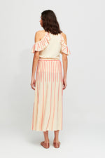 Aldo Martins Oslo Knit Skirt in Beige - Arielle Clothing