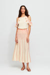 Aldo Martins Oslo Knit Skirt in Beige - Arielle Clothing