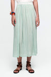  Aldo Martins Kira Midi Skirt in Mint Green - Arielle Clothing