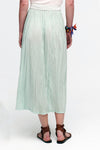  Aldo Martins Kira Midi Skirt in Mint Green - Arielle Clothing