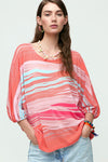 Aldo Martins Byam Lightweight Knti in Coral/Aqua/Watermelon/Lignt Pintk - Arielle Clothing