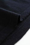 Aleger Cashmere Bell Sleeve Round Neck Sweater in Black - Arielle Clothing