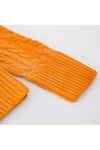 Aleger Cashmere Cable Knit Dip Dye Sweater in Candy Orange - Arielle Clothing