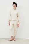 American Vintage Bobypark Joggers in Ecru - Arielle Clothing