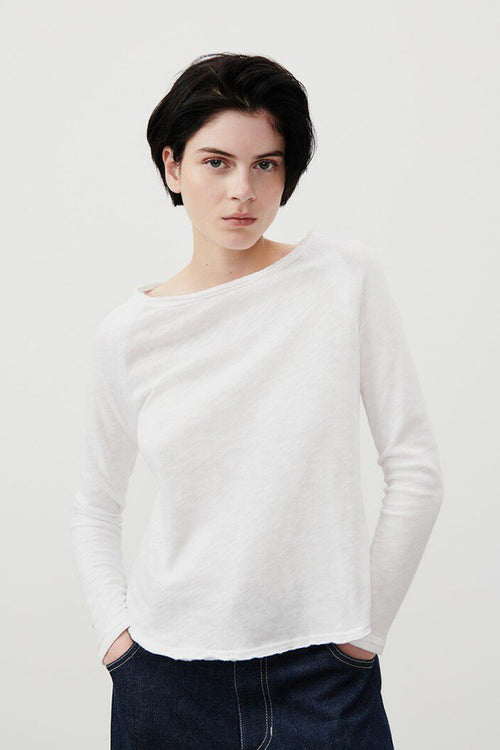 American Vintage Sonoma SON31G T-shirt in White - Arielle Clothing