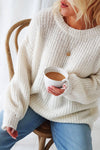 Bypias Selena Alpaca Knit in Off White - Arielle Clothing