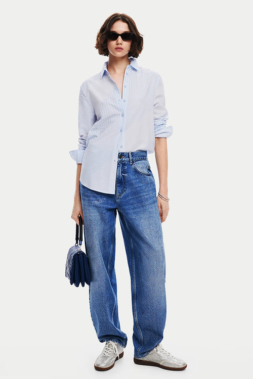 Desigual Chiba Shirt in Skyway - Arielle Clothing