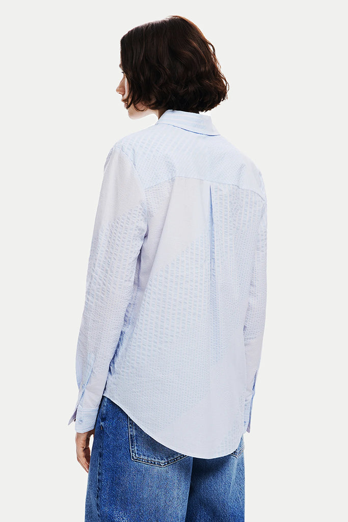 Desigual Chiba Shirt in Skyway - Arielle Clothing