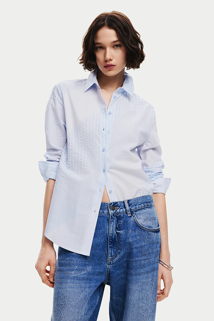 Desigual Chiba Shirt in Skyway - Arielle Clothing
