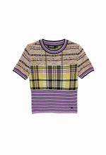 Desigual Cuadri Knit Tee in Tutti Frutti - Arielle Clothing