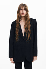 Desigual Hamburgo Eyelet Blazer in Black - Arielle Clothing