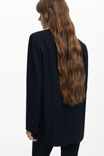 Desigual Hamburgo Eyelet Blazer in Black - Arielle Clothing