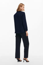 Desigual Hamburgo Eyelet Blazer in Navy - Arielle Clothing