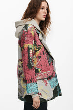 Desigual x M. Christian Lacroix Poster Coat in Tutti Frutti - Arielle Clothing
