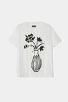 Desigual Shadow Tee in White - Arielle Clothing