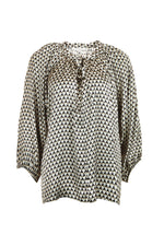 Funky Staff Laya Blouse in Triangles Print - Arielle Clothing