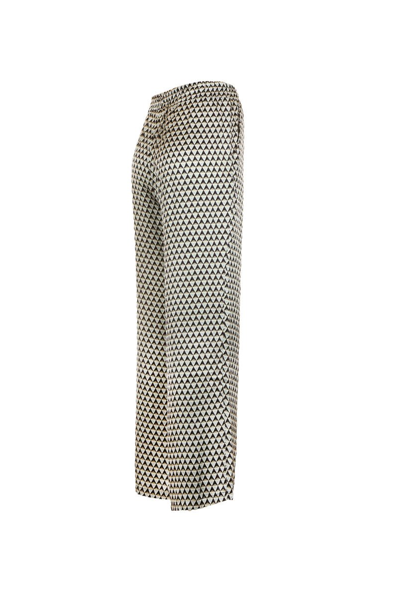 Funky Staff Zoe Trousers in Triangles Print - Arielle Clothing