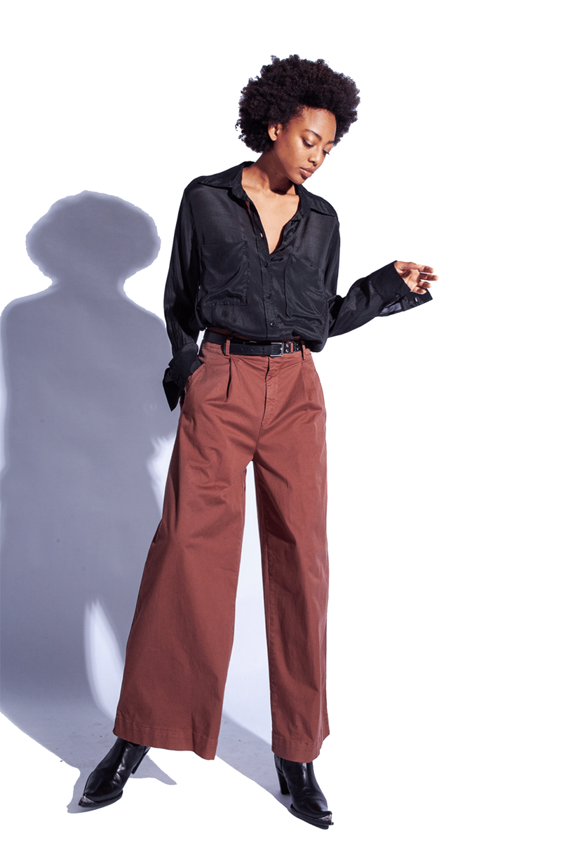 Funky Staff Alva Unito Blouse in Black - Arielle Clothing