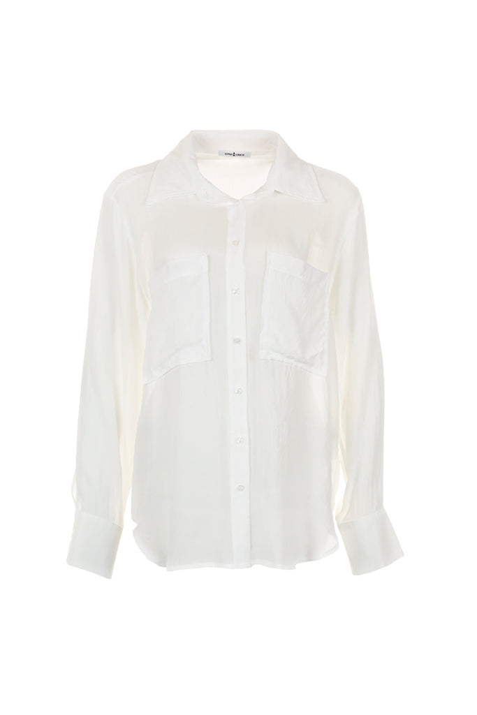Funky Staff Alva Unito Blouse in Off White - Arielle Clothing