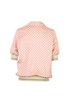 Funky Staff Lene Mosaic Blouse in Crocus/Cream - Arielle Clothing