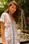 Hale Bob Andrea Maxi Dress in Light Blue - Arielle Clothing