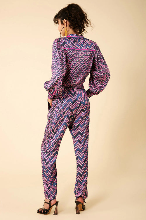 Hale Bob Camille Pants in Navy - Arielle Clothing
