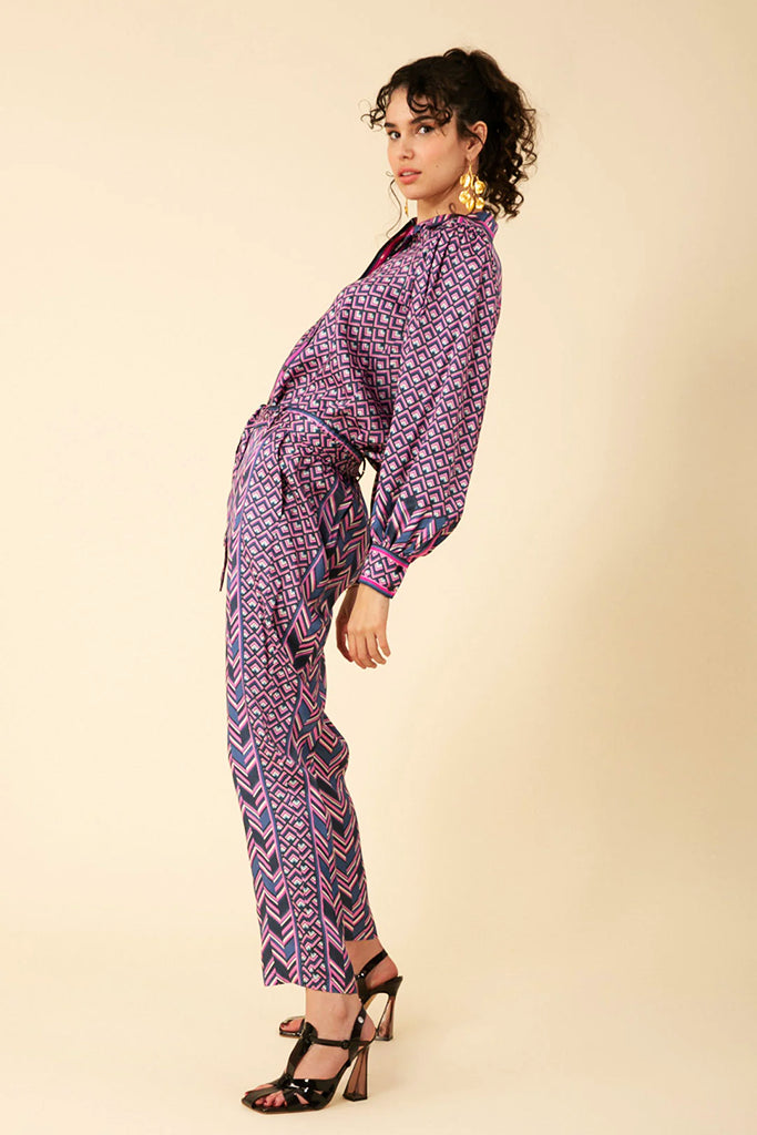 Hale Bob Camille Pants in Navy - Arielle Clothing