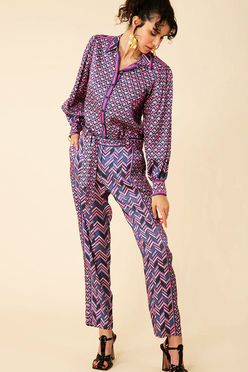 Hale Bob Camille Pants in Navy - Arielle Clothing