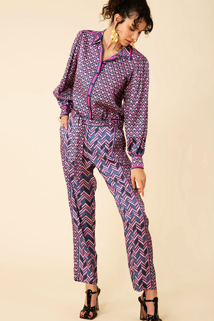 Hale Bob Camille Pants in Navy - Arielle Clothing