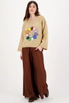 Me369 Laurel Sweater in Sand - Arielle Clothing