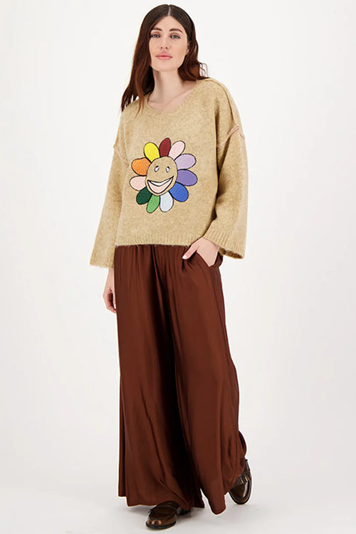 Me369 Laurel Sweater in Sand - Arielle Clothing